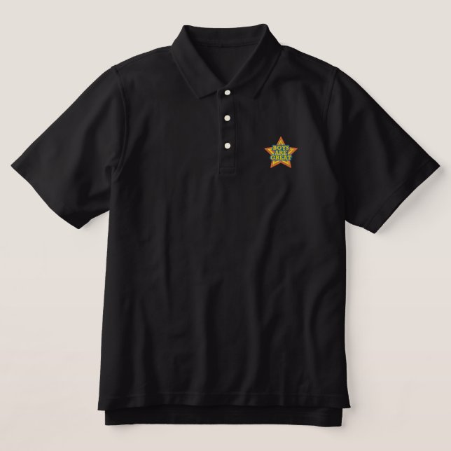 Tee bestickt Polo (Design Vorderseite)