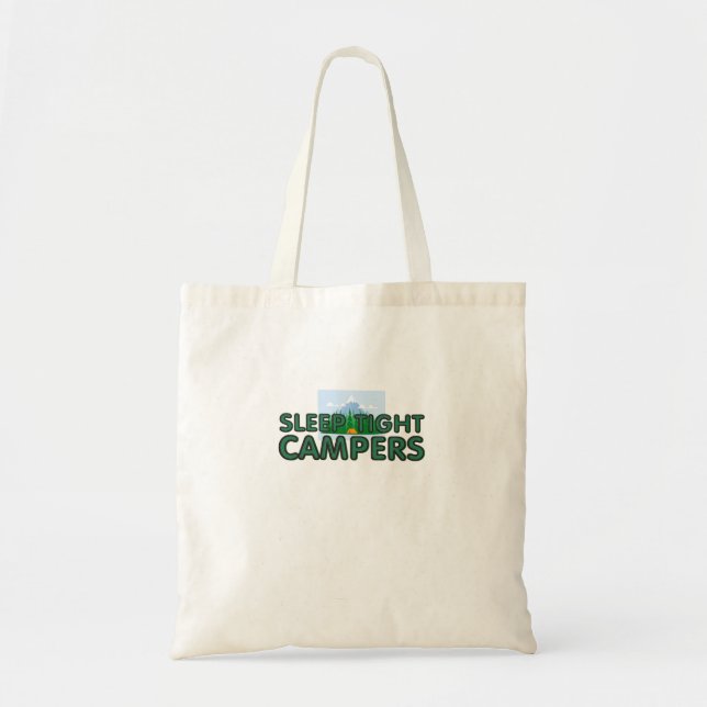 TEE Camper Schlaf Slogan Tragetasche (Vorne)