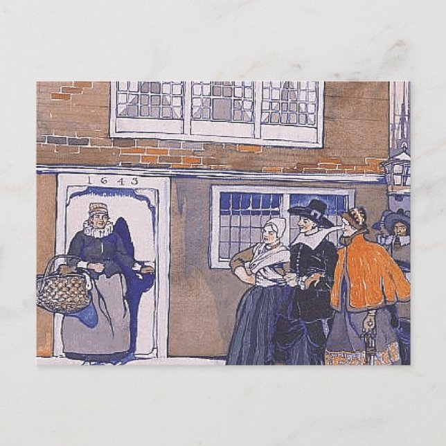 TEE Colonial Winter Postkarte (Vorderseite)