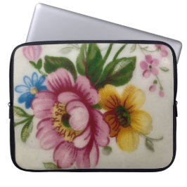 Tee Cup Floral Bouquet Electronics Bag Laptopschutzhülle