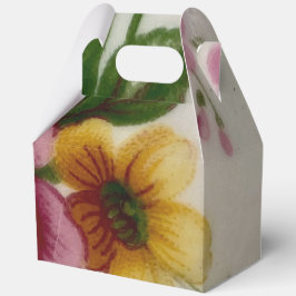 Tee Cup Floral Bouquet Gefallen Box Geschenkschachtel