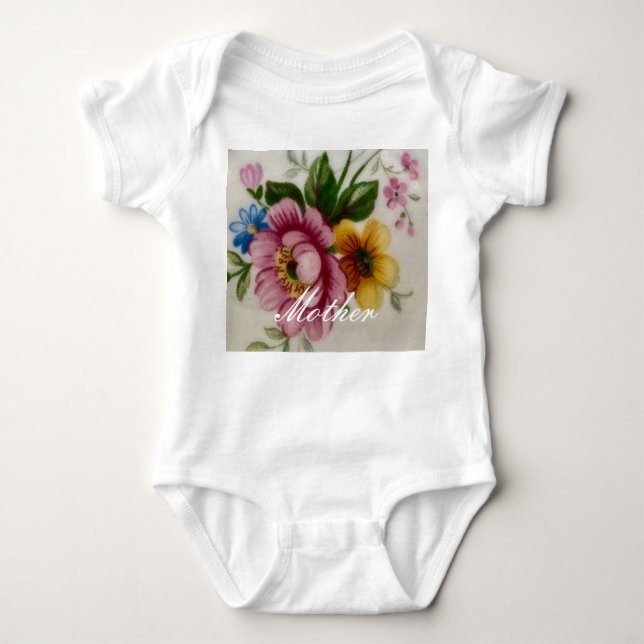 Tee Cup Floral Bouquet T - Shirt (Vorderseite)