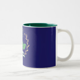 Tee-Cup-Tasse "Good Morning" Zweifarbige Tasse