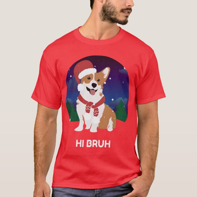 Tee de Noël pour Amoureux de les chiens T-shirt es (Devant)