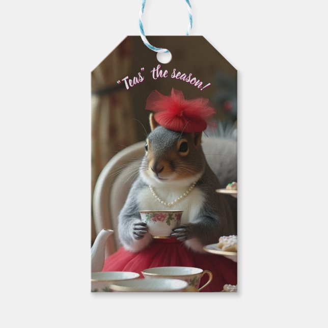 "Tee" die Saison  Geschenkanhänger (Vorderseite)