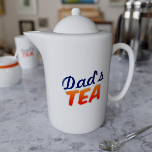 Tee Drink Vater Name Personalisiert Teekanne