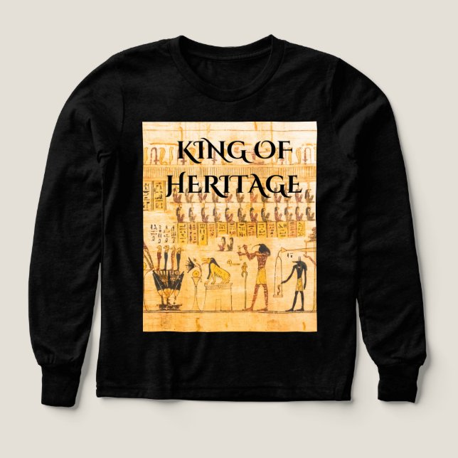 Tee égyptienne inspirée par le patrimoine (Motif recto)