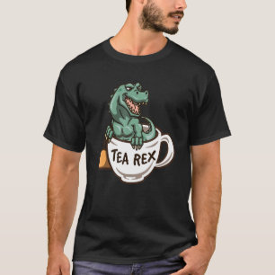 Tee-Enthusiast Dinosaur-Fanatiker Teeparty-Crew T-Shirt