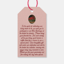 Tee-Exchange-Anforderungskarte - Teebeutel Form Geschenkanhänger