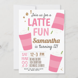 Tee-Fun-Kaffee zum Geburtstag Einladung