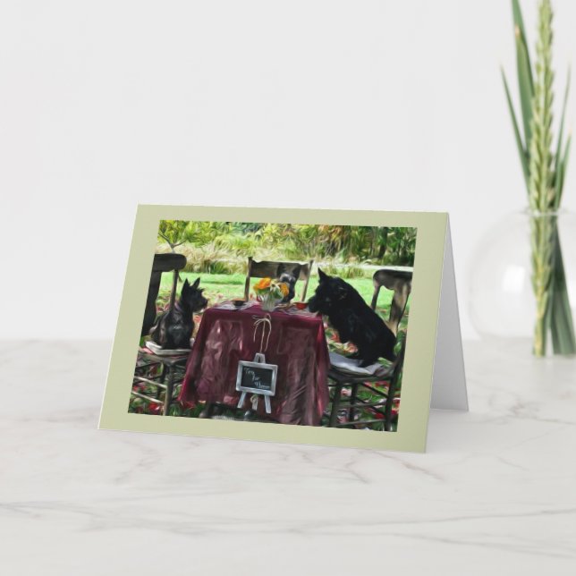 Tee für drei karte (Vorderseite)