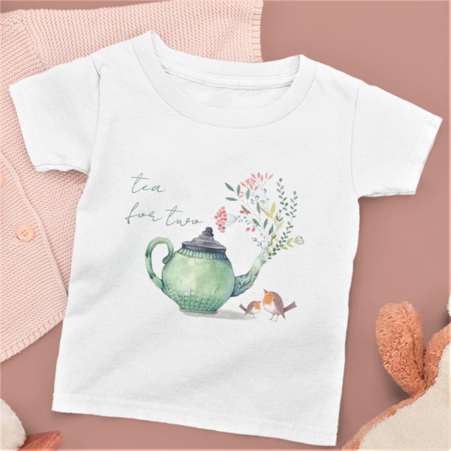 Tee für zwei | Niedliche Teekanne und Babyvögel (Von Creator hochgeladen)