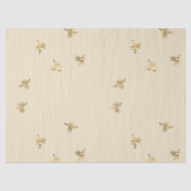 Tee Garden Bee Serie Design 8 Gewebepapier Seidenpapier (Vorderseite)