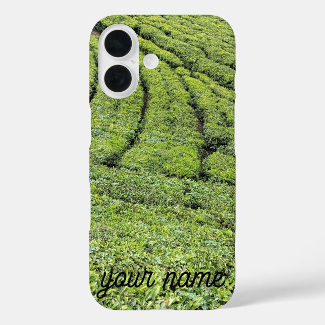 Tee-Gärten von Munnar auf Apple Iphone 16 Hülle (Rückseite)