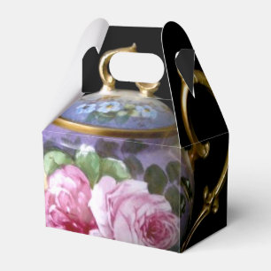 TEE-GASTGESCHENK-KASTEN (GIEBEL-KASTEN-ART) GESCHENKSCHACHTEL