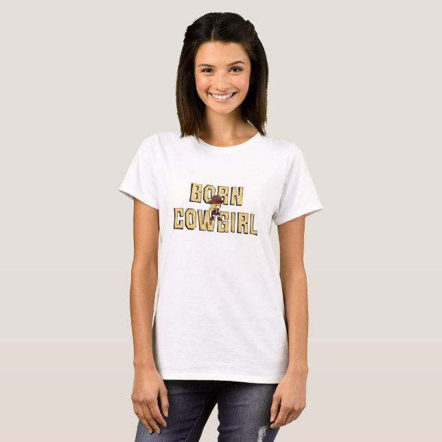 TEE Geborene Cowgirl (Vorne ganz)