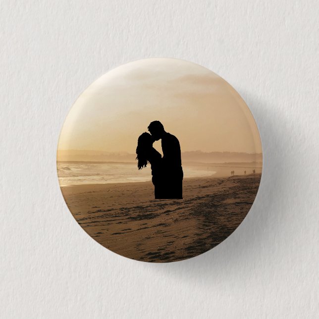 TEE Großartiger Ehemann Besser Leben Button (Vorderseite)