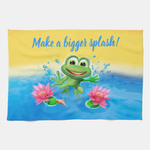 Tee Handtuch Leap Frog Design.