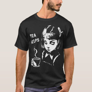 Tee hilft beim sinisterly mysteriöse Girl Entspann