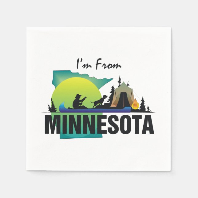 TEE I’m from Minnesota Serviette (Vorderseite)