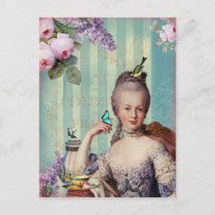 Tee im Petit Trianon Postkarte