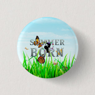TEE Im Sommer geboren Button