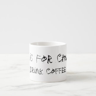 Tee ist für Holzklötze Espressotasse