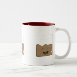 Tee ist meine Tasche Zweifarbige Tasse