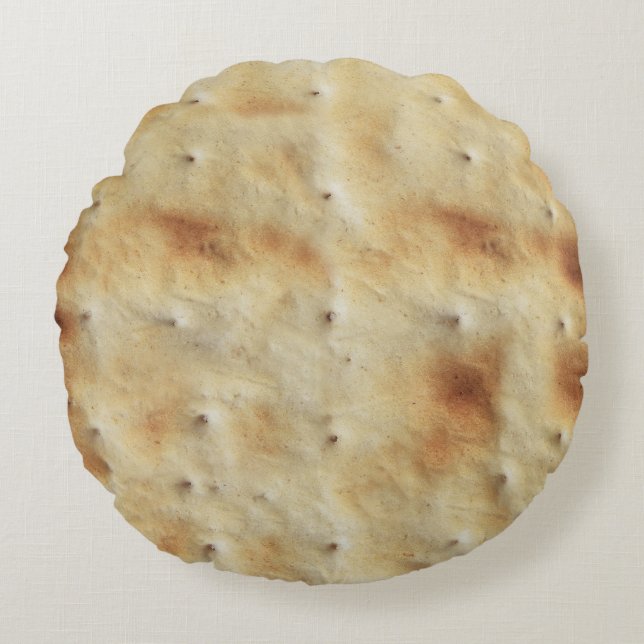 Tee-Keks Rundes Kissen (Vorderseite)
