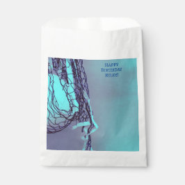 Tee Light Blue Net & Volleyball Sports Geschenktütchen