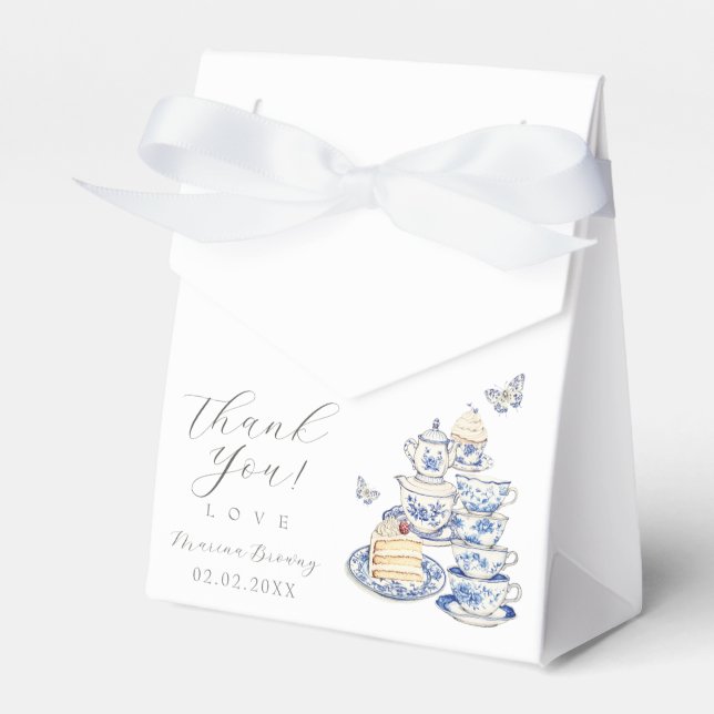 Tee mit Mama zum Baby-Duschen Geschenkschachtel (Vorderseite)