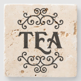 Tee mit Scroll - Untersetzer