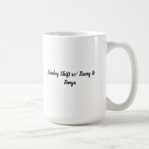 Tee mit Sonntagsverschiebung. Kaffeetasse