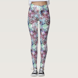 Tee Moderne rosa Rose Blue Gray Gray Pastel Lights Leggings