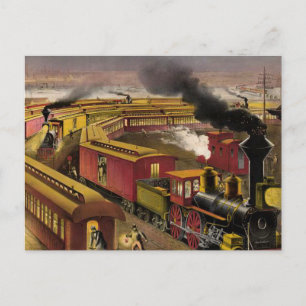 TEE Nachtzug Postkarte