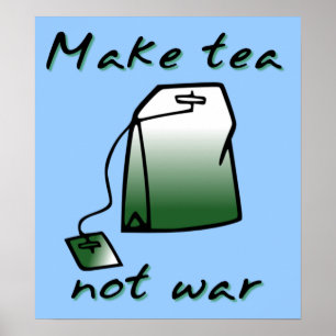 Tee nicht kriegslustiges Poster drucken Spaß signi