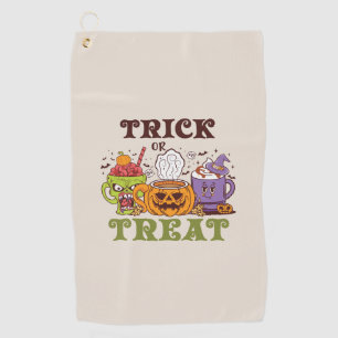 Tee- oder Kaffeelocht Golfhandtuch