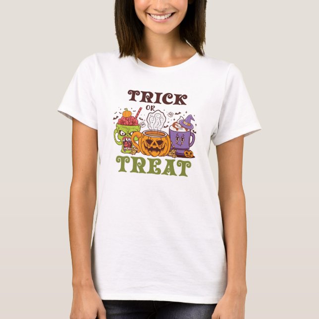 Tee- oder Kaffeelocht T-Shirt (Vorderseite)