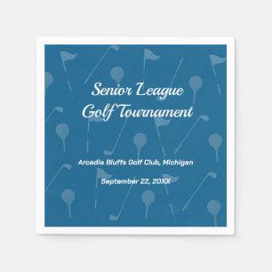 Tee Off im Stil - Golfparty-Tischwäsche Serviette