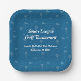 Tee Off in Style - Golf Party Tableware Pappteller