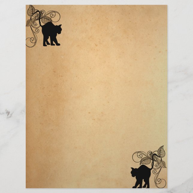 TEE-PAPIER-Pentagramm verzauberter Letterhead (Vorderseite)