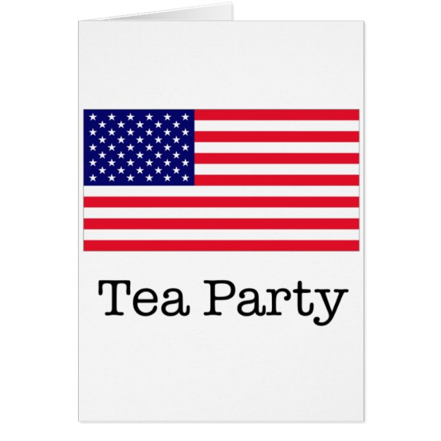 Tee-Party-amerikanische Flagge (Vorne)