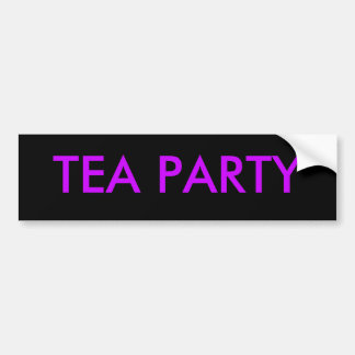 TEE-PARTY AUTOAUFKLEBER
