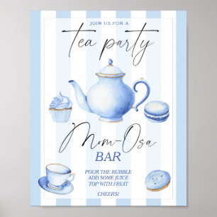 Tee-Party-Baby-Shower-Momosa-Bar Poster