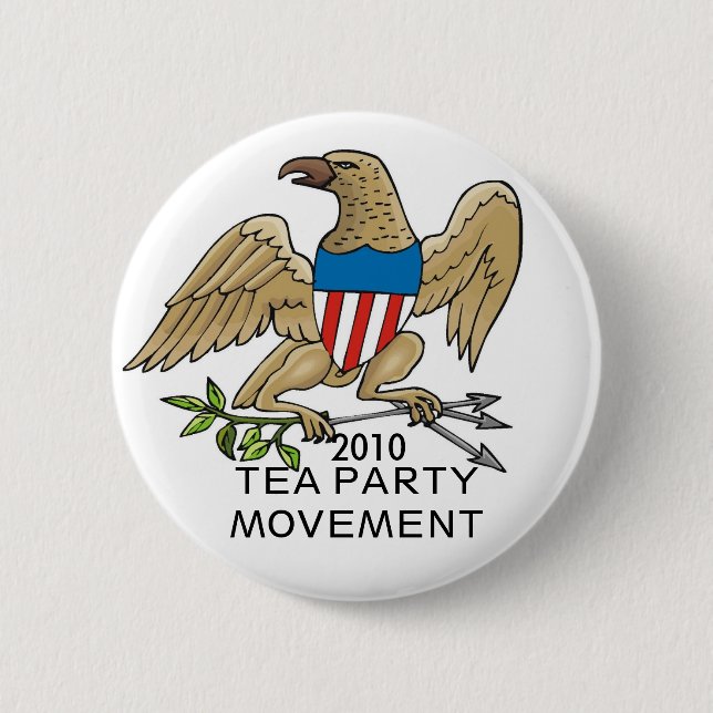 TEE-PARTY-BEWEGUNG BUTTON (Vorderseite)