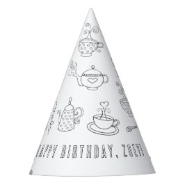 Tee Party Birthday Party Hat Partyhütchen