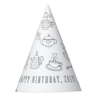 Tee Party Birthday Party Hat Partyhütchen