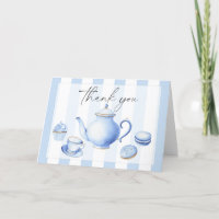 Tee-Party-Blume Babydusche Danke