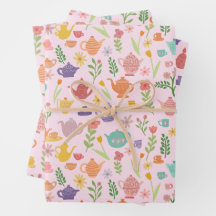 Tee Party Bridal Ostern Frühling Blumenkolorieren