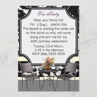 Tee-Party Einladung